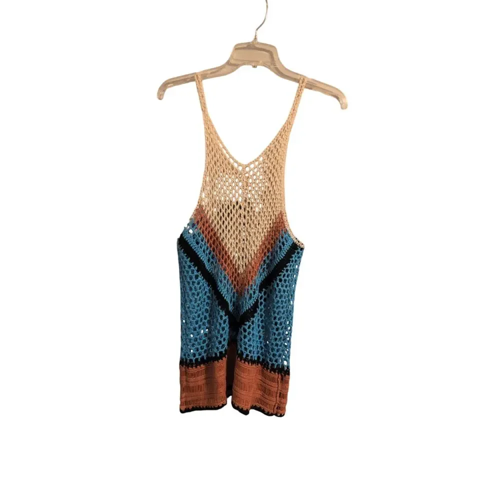 Crochet Swimsuit Cover – Size Small, Excellent Condition, Racerback - Picture 4 of 4